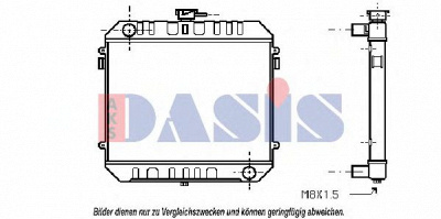 AKS DASIS 151380n -  Радиатор, охлаждение двигателя